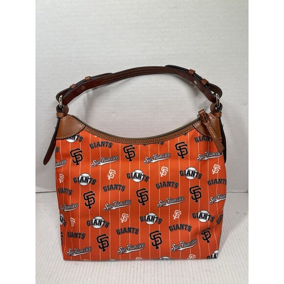 AUTHENTIC Dooney and Bourke Hobo Shoulder Bag San Francisco Giants RARE MLB - Picture 6 of 14